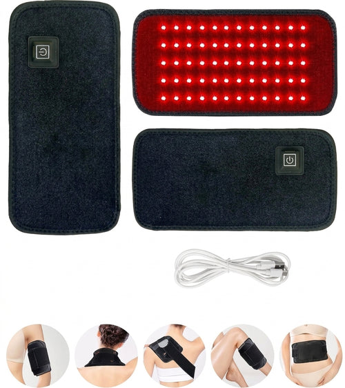 Ceinture Luminothérapie Rouge — Dos, Genoux & Articulations — photo produit detouree sur fond blanc [IA]