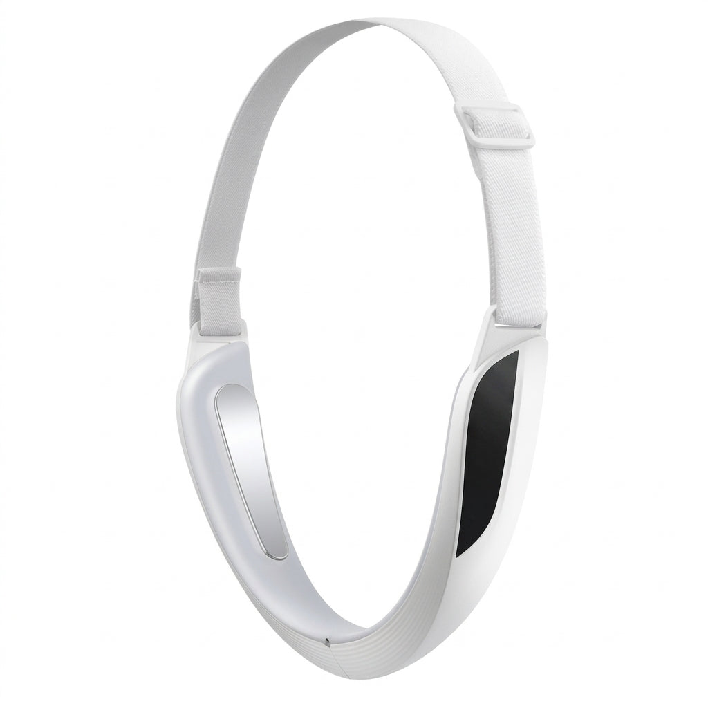 Appareil Microcourant EMS Visage — Rituel Fermeté 5 Minutes — photo produit detouree sur fond blanc [IA]